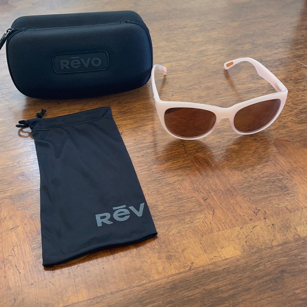Revo Barclay Blush Sunglasses Mirrored & Polarized